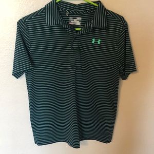 Under Armor collared shirt, size youth large.